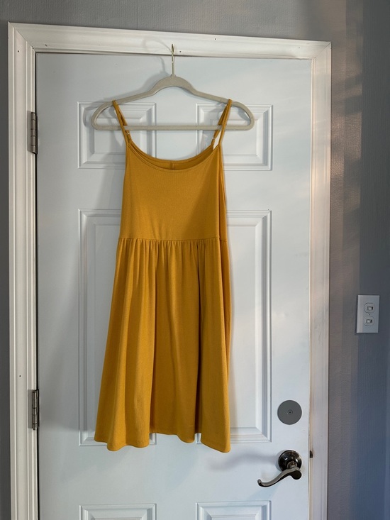 wild fable Dresses & Skirts - wild fable mustard yellow ribbed sundress
